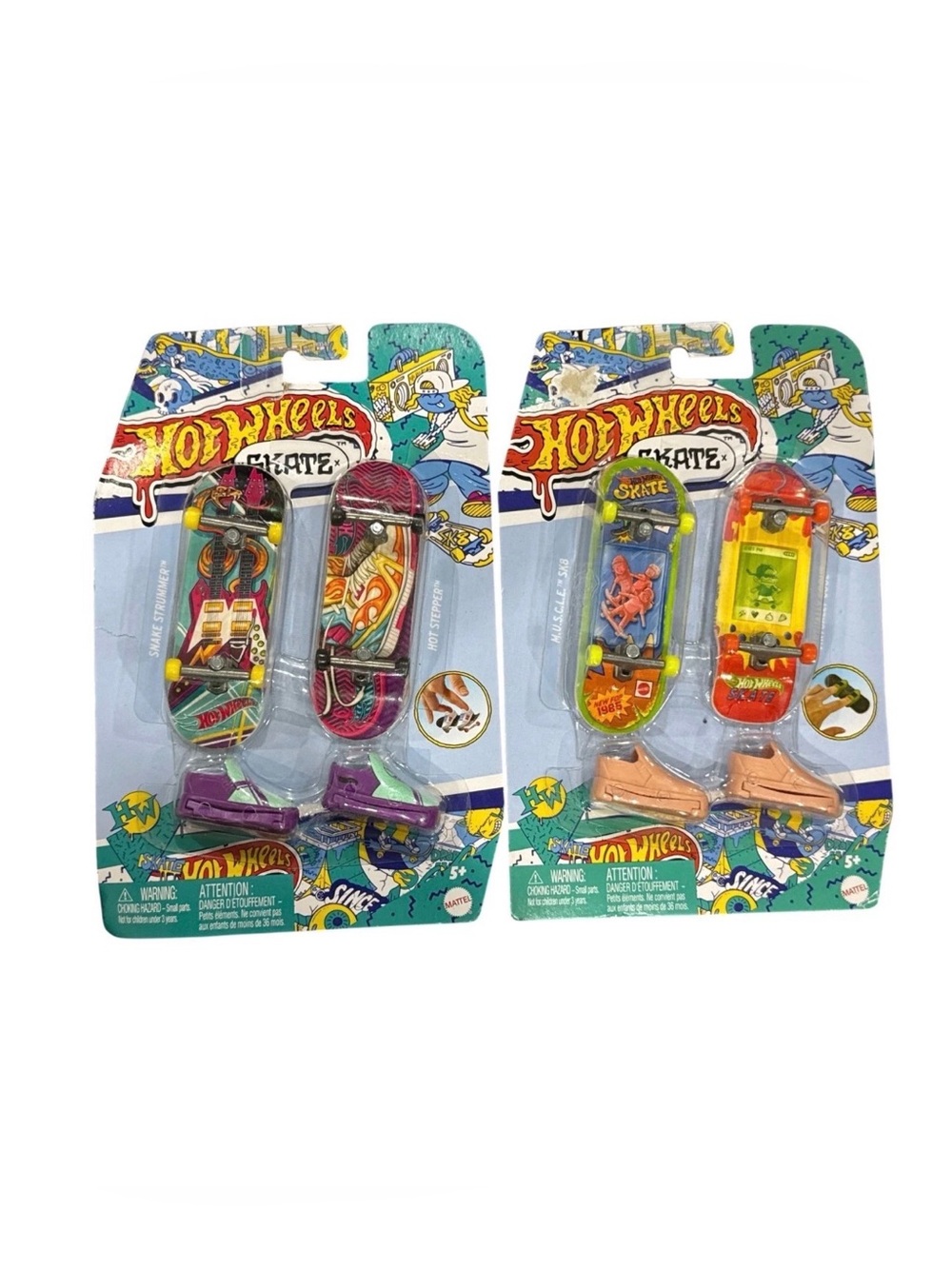 Skateboard Fingerboard Set - Multicolor